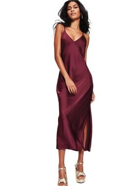 NWT: A New Day Burgundy Slip Midi Dress | Size XS
